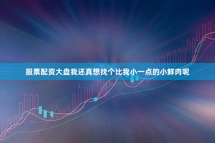 股票配资大盘我还真想找个比我小一点的小鲜肉呢